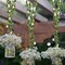 2 Pcs 6 ft Spring & Summer White Geranium Garland – Artificial Floral Vine for Porch, Mantle, Table Centerpiece, Farmhouse, Wedding & Outdoor Decor, UV-Resistant Hanging Flowers